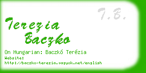 terezia baczko business card